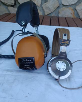 Coppia Cuffie Stereo Vintage Anni '70/'80
