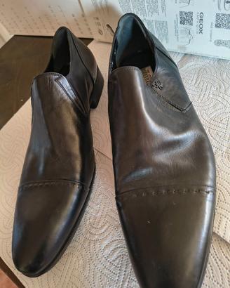Scarpe da uomo eleganti pelle nera nuove 45