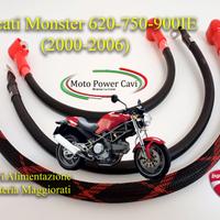 Ducati Monster 620-750-900IE (00-06) Cavi Batteria