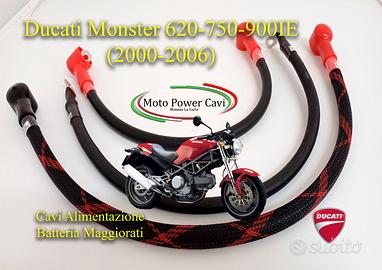 Ducati Monster 620-750-900IE (00-06) Cavi Batteria