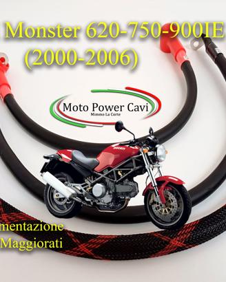 Ducati Monster 620-750-900IE (00-06) Cavi Batteria