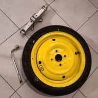 Ruotino di scorta originale mai usato-Kit completo