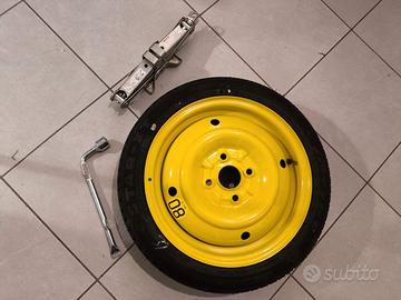 Ruotino di scorta originale mai usato-Kit completo