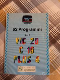 62 programmi per il VIC20, C16, PLUS 4