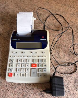 calcolatrice summa 120 olivetti