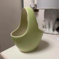 Ceramica cestino Lenci anni 50