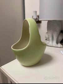 Ceramica cestino Lenci anni 50