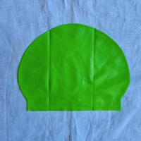 Cuffia Nuoto in silicone colore verde