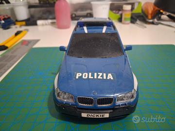 modellino giocattolo bmw x3 dickie polizia plastic
