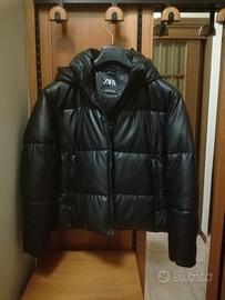 Piumino donna similpelle donna Zara