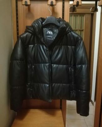 Piumino donna similpelle donna Zara