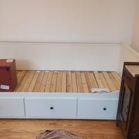 letto divano estraibile singolo/doppio + materasso
