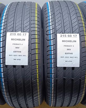 4 GOMME 215 60 17 MICHELIN 2023 RIF4792