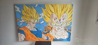 Opera d'Arte Unica su Tela 70×100 - Dragon Ball Z