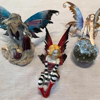 Set soprammobili 3 fatine Fantasy