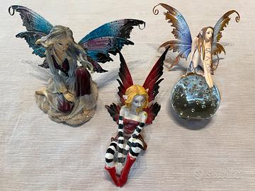 Set soprammobili 3 fatine Fantasy