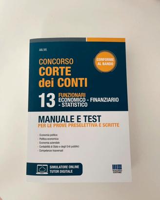 Concorso Corte dei conti NUOVO
