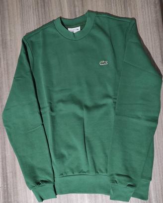 Felpa uomo Lacoste tg 6/XL colore verde
