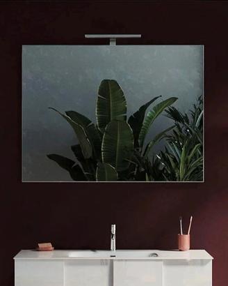 specchio con luce a led 