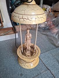Lampada Vintage Anni '70 a Fontana Pioggia d'Olio