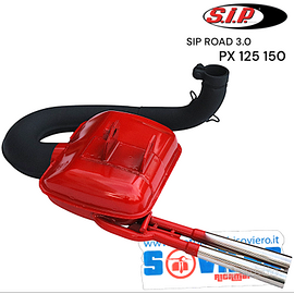 Marmitta Sip Road 3.0 Rossa Abarth Doppio Tubo cr