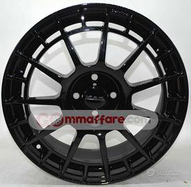 4 cerchi lega nuovi 4x100 r17 nero lucido lt2991