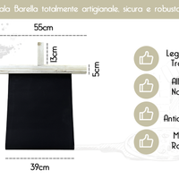 Pala Barella per Pizza 39x45 ooni koda 16