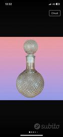 Elegante decanter in vetro