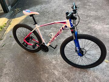 Bici Mtb 27,5 Suprema 21v Bianco/Ciclamino