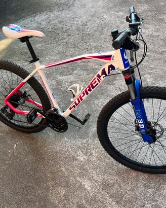 Bici Mtb 27,5 Suprema 21v Bianco/Ciclamino