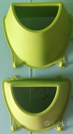 Coppia di contenitori da parete Ikea mod Krokig