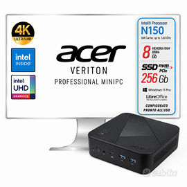 Acer Veriton Mini PC N150 8GB SSD 256GB Win 11