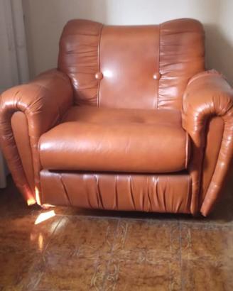 Poltrone in pelle vintage