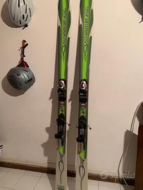 kit sci rossignol new h1.80 + scarponi 44-45+casco