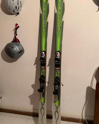 kit sci rossignol new h1.80 + scarponi 44-45+casco