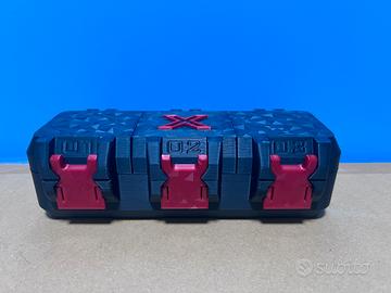 Deck Box Beyblade X Nero e Rosso Perosnalizzabile