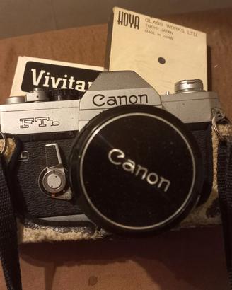 Canon FTb con lenti e filtri addizionali