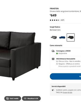 Divano Friheten Ikea