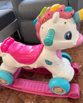 Nuvola dolce unicorno calcabile/ dondolo bimba