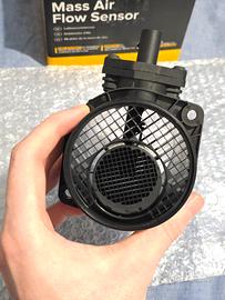 RIDEX Debimetro Aria 3926A0002 – Sensore MAF Per Golf, Polo, Passat, Touran, 5 Contatti, Diametro 80 Mm
