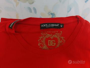 T-shirt Dolce & Gabbana Uomo rossa - taglia 42