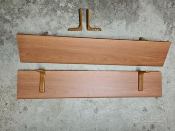 mensole nuove con staffe di diverso tipo