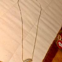 Collana in acciaio con lettera T!