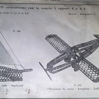 Gioco Meccano con scatola in legno originale 