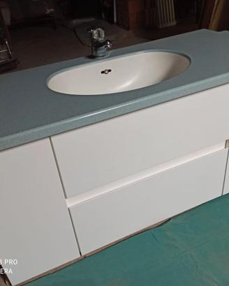 Mobile bagno Corian completo lavabo + rubinetto