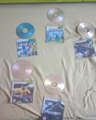 Cover di xbox 360 con dischi bianchi vergini 