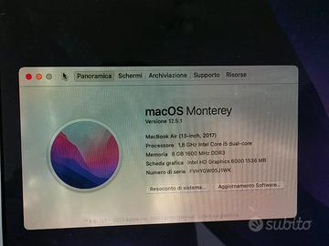 Macbook air 2017