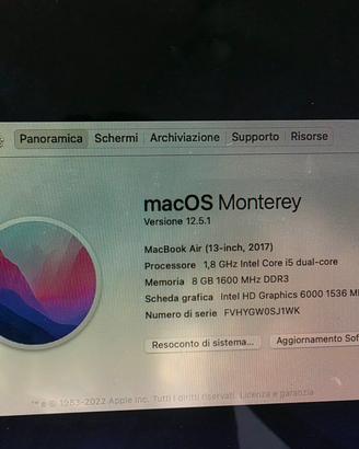 Macbook air 2017