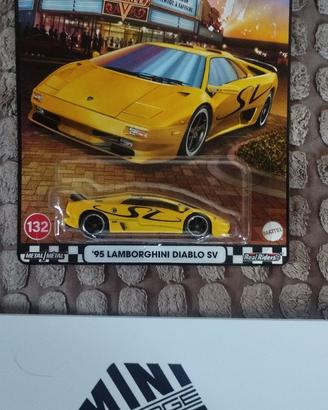 HOT WHEELS PREMIUM LAMBORGHINI DIABLO SV 1/64