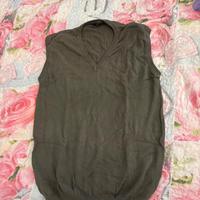 Cardigan uomo smanicato